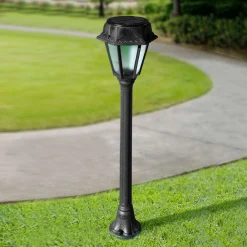 Bolardo solar de jardín