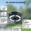 Bolardo solar LED "FELICE 200" 18cm con sensor PIR - 3 modos de funcionamiento - CCT