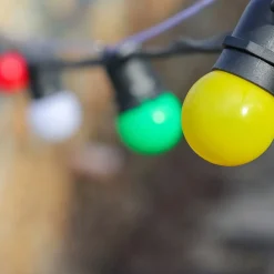Bombilla de colores LED E27 G45 - 1W