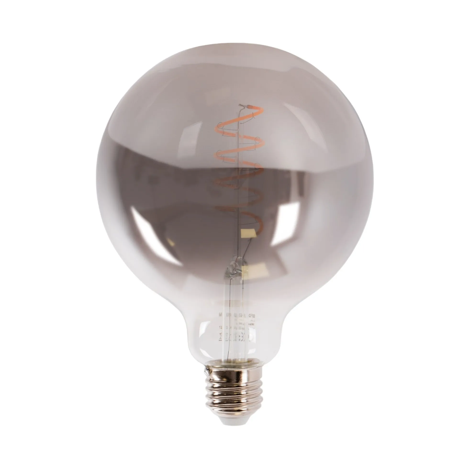 Bombilla decorativa con tinte ahumado filamento "Smoky" E27 G125 - 4W - 2200K