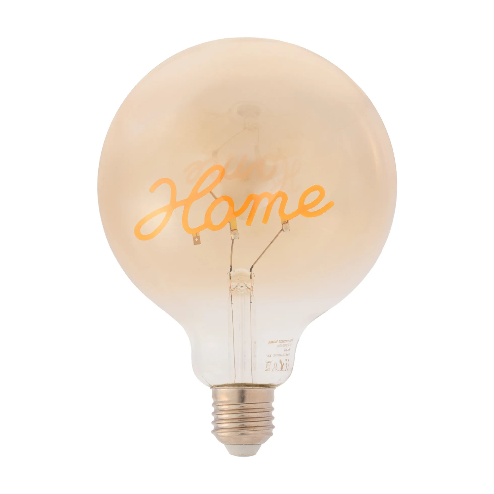 Bombilla decorativa filamento "HOME" E27 G125 - 4W - 2200K