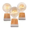 Bombilla decorativa filamento "Hearts" E27 G125 - 4W - 2200K
