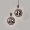 Bombilla decorativa globo filamento con tinte ahumado "Smoky" E27 G200 - Regulable - 4W - 1800K