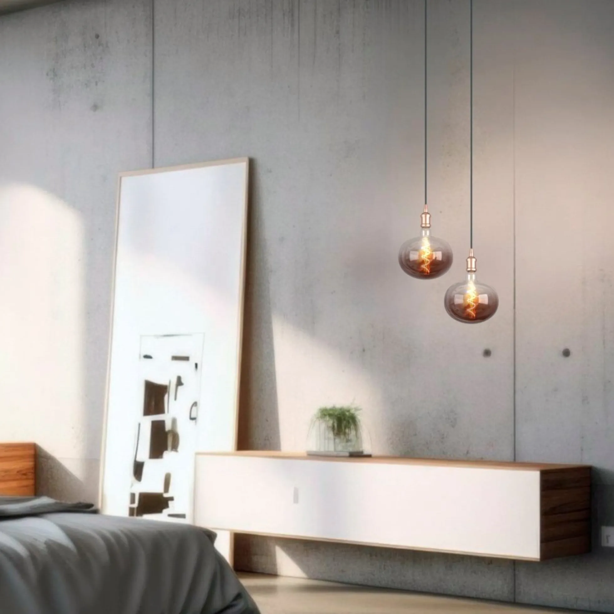 Bombilla decorativa LED de filamento "Decor" - E27 R220 - Regulable - 4W - 1800K