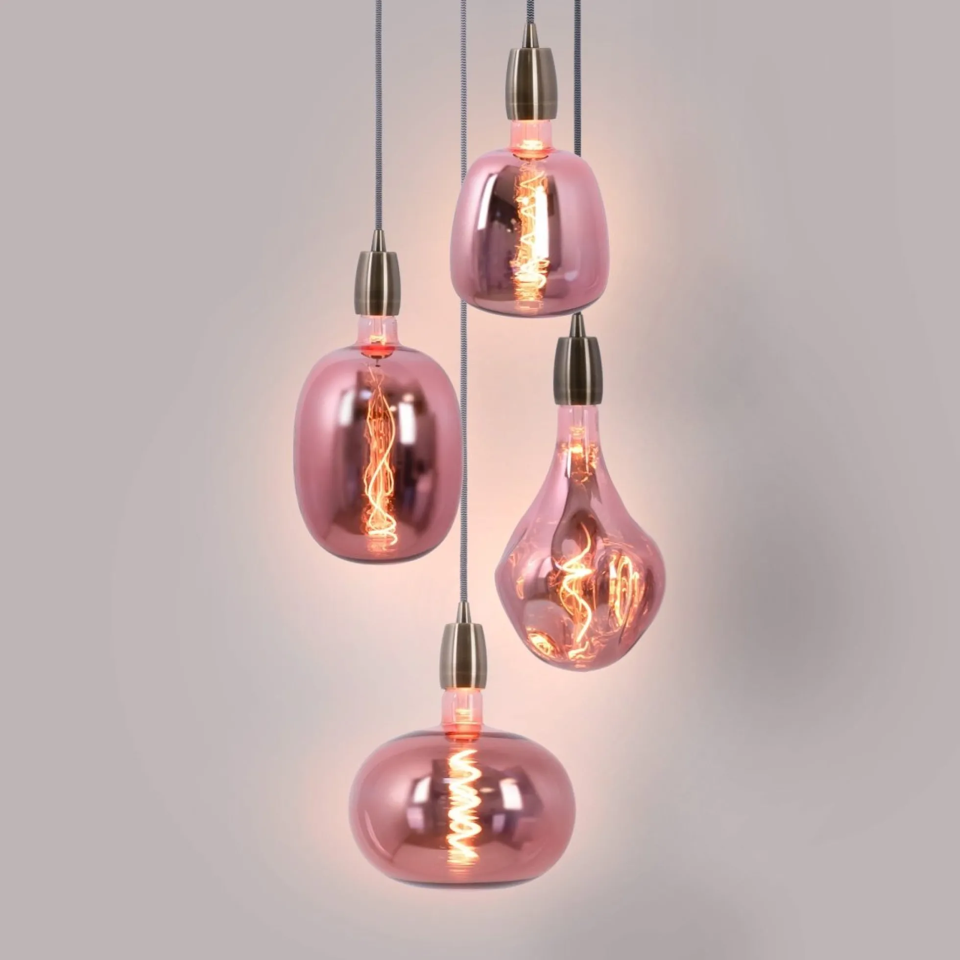 Bombilla decorativa LED de filamento - E27 D140 - Regulable - 4W - 1800K