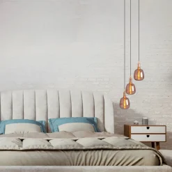 Bombilla decorativa LED de filamento - E27 D140 - Regulable - 4W - 1800K