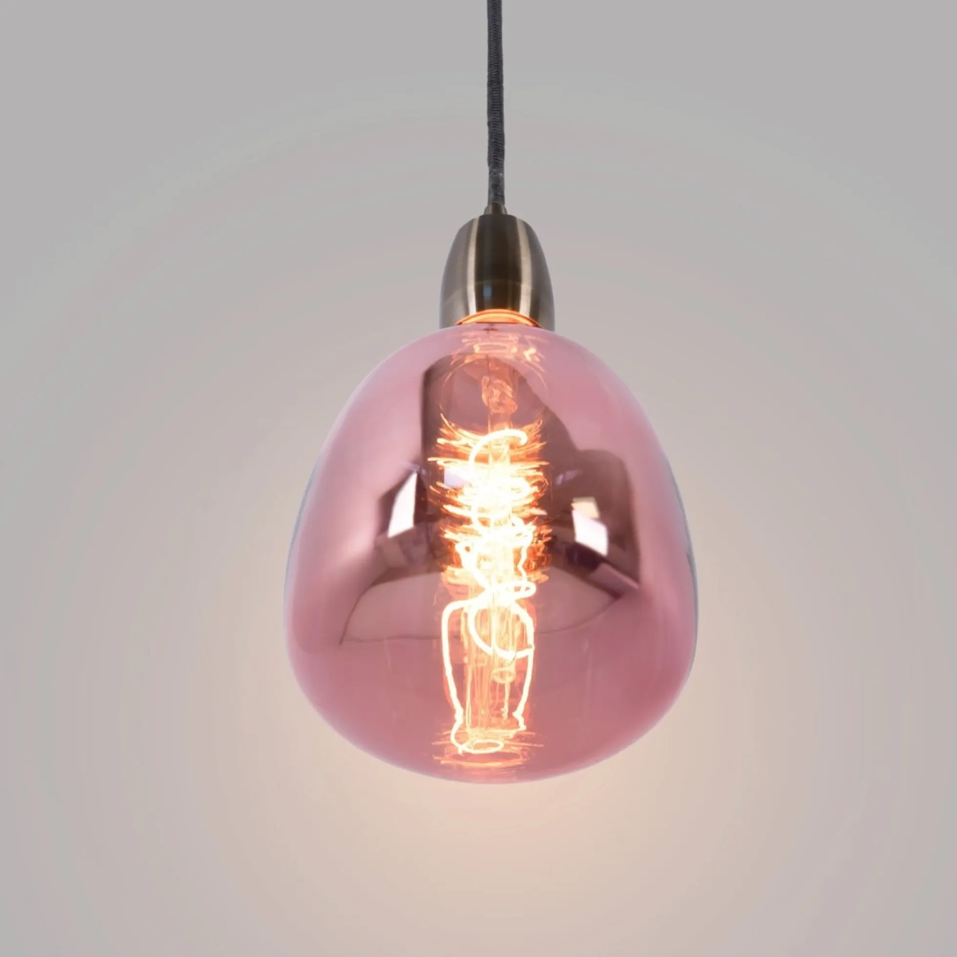 Bombilla decorativa LED de filamento - E27 D140 - Regulable - 4W - 1800K