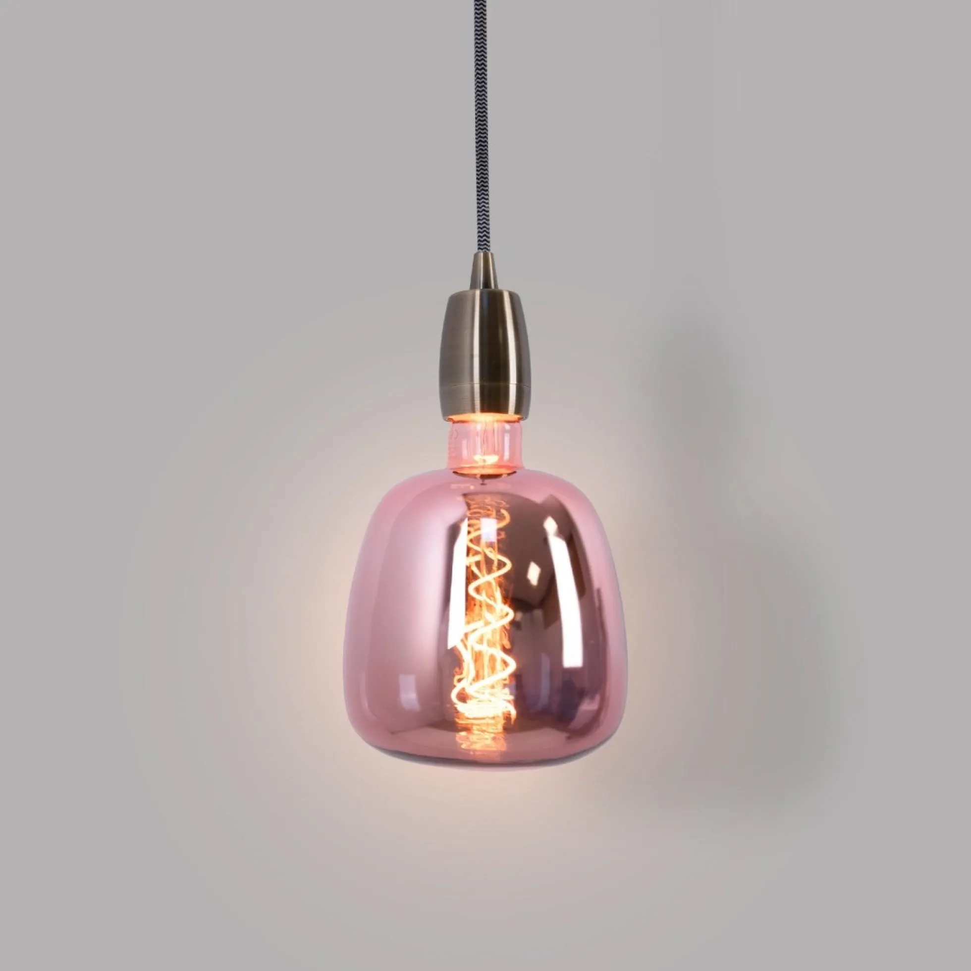 Bombilla decorativa LED de filamento - E27 D140 - Regulable - 4W - 1800K