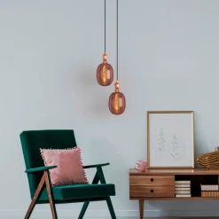 Bombilla decorativa LED de filamento - E27 T170 - Regulable - 4W - 4200K
