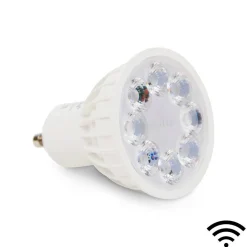Bombilla GU10 LED RGBW+CCT - 4W - Control por RF - 240lm - Milight
