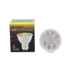 Bombilla GU10 LED RGBW+CCT - 4W - Control por RF - 240lm - Milight