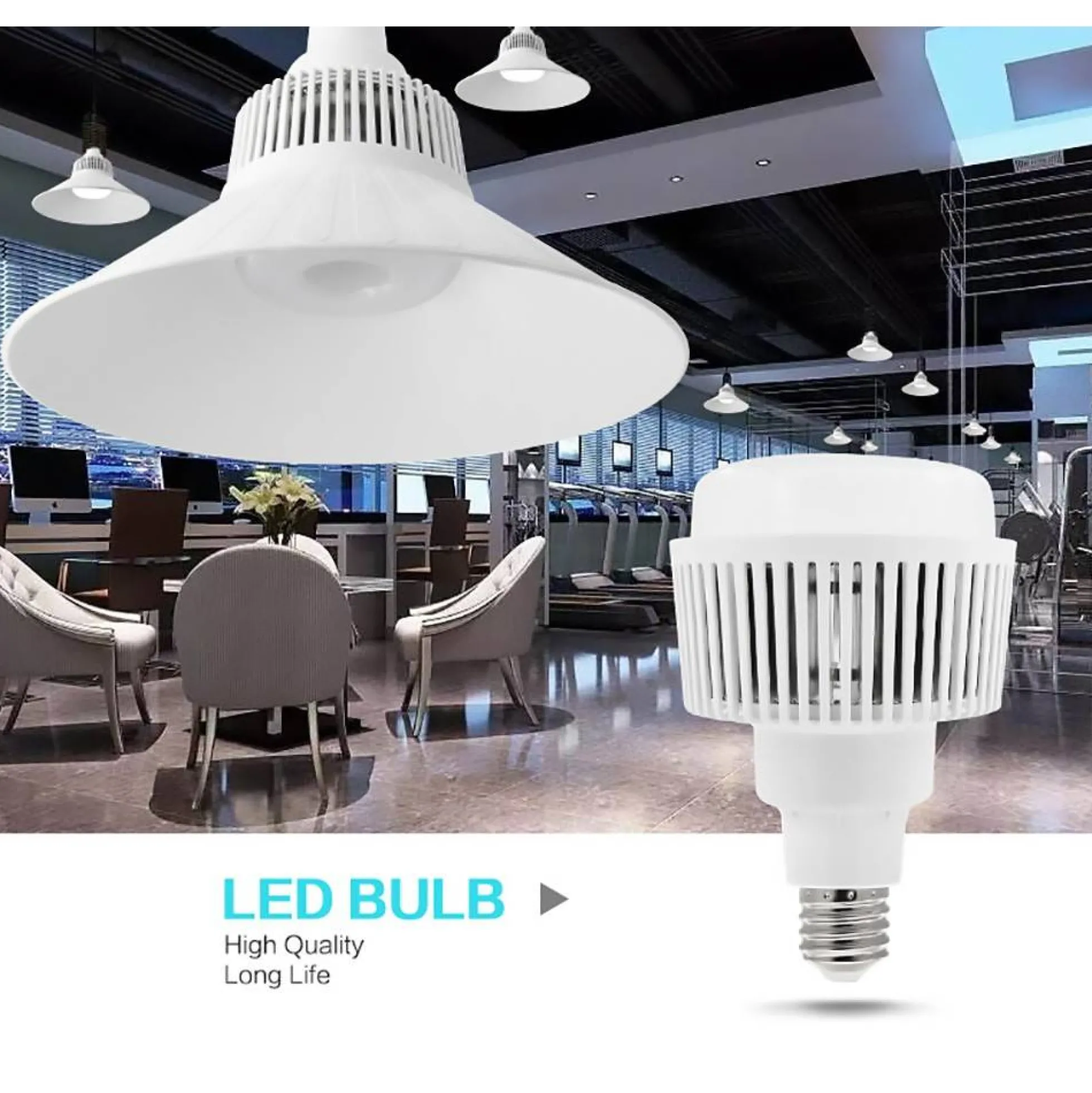 Bombilla industrial LED E40 100W - 10.000lm - 230V