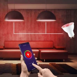 Bombilla inteligente LED WIFI GU10 - RGBW + CCT - 5W