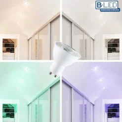 Bombilla inteligente LED WIFI GU10 - RGBW + CCT - 5W