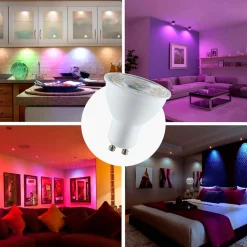Bombilla inteligente LED WIFI GU10 - RGBW + CCT - 5W