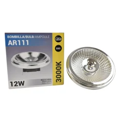 Bombilla LED AR111 G53 12W - 12V - 45º