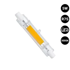Bombilla LED COB - R7S - 78mm - 600lm - 5W