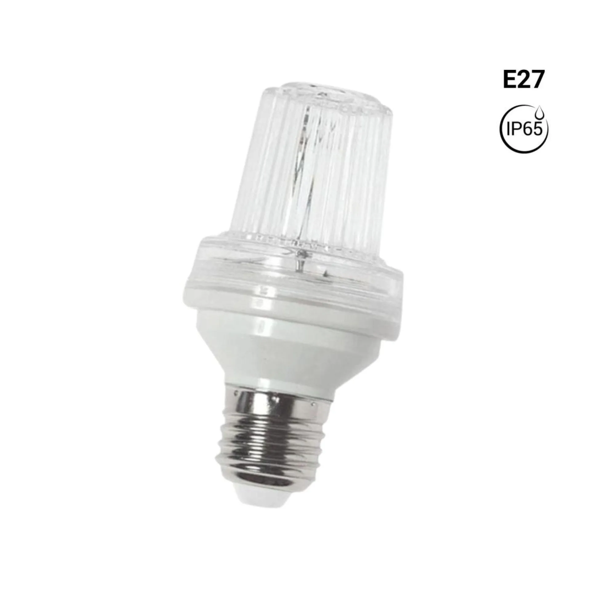 Bombilla LED con efecto estroboscópico E27 - 2W - IP65