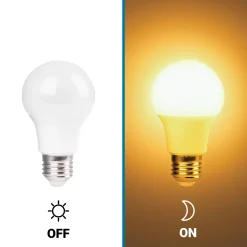 Bombilla LED con sensor crepuscular - E27 A60 - 8,8W