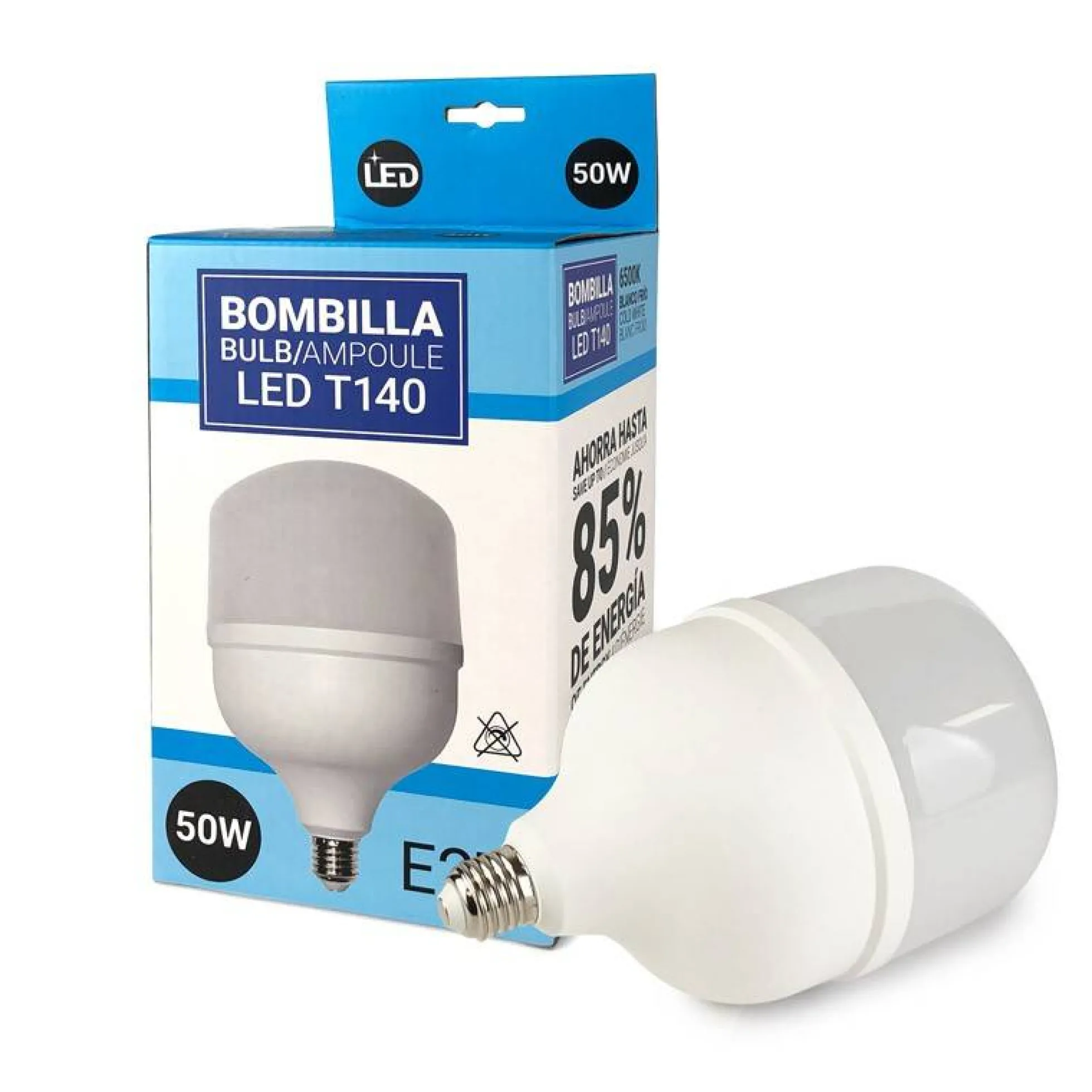 Bombilla LED de alta potencia E27 T140 - 50W