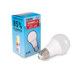 Bombilla LED E27 A60 - 6,5W