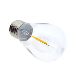 Bombilla LED E27 S14 Transparente de 1W