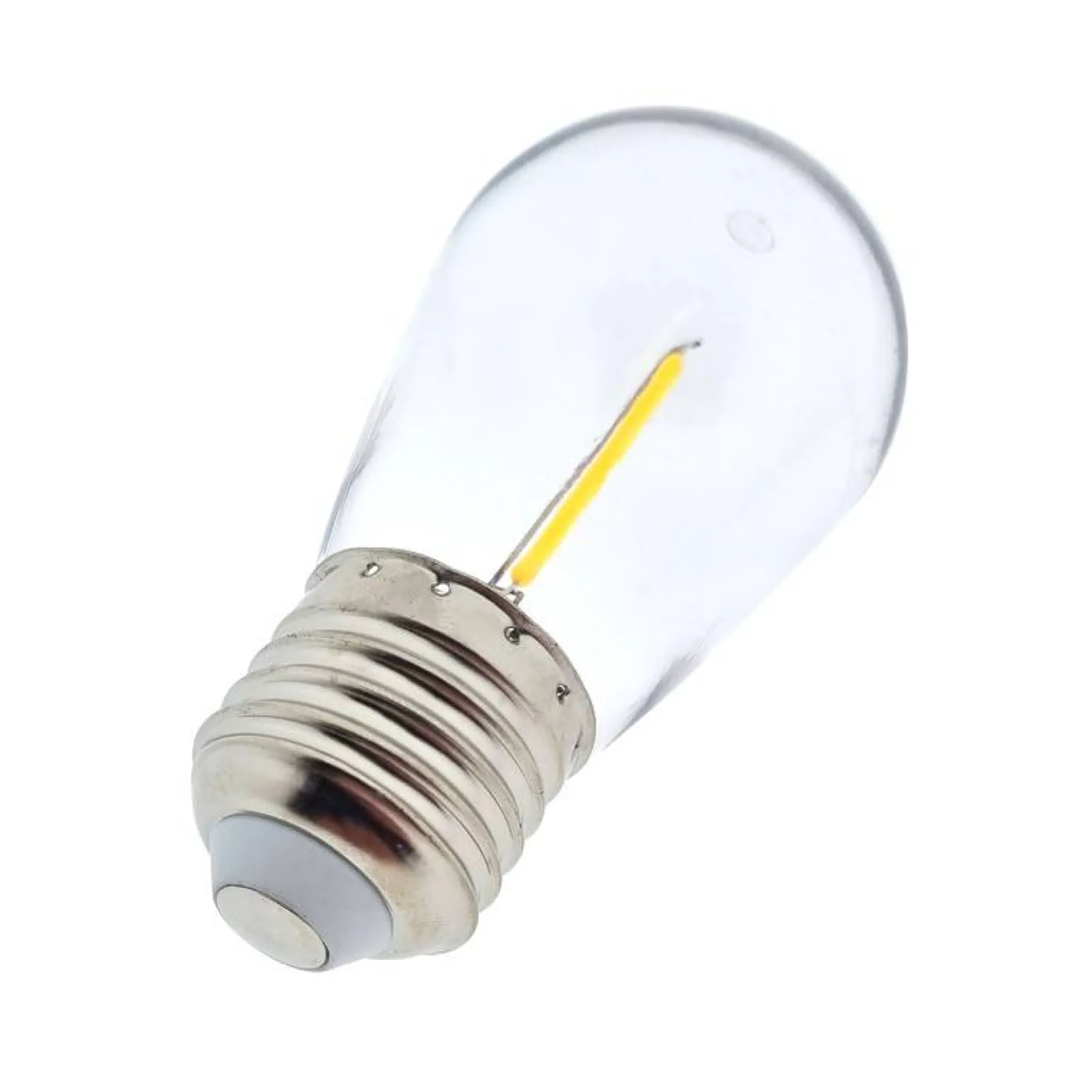 Bombilla LED E27 S14 Transparente de 1W