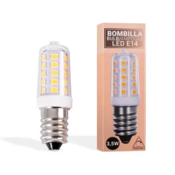 Bombilla LED E14 tubular 220-240V AC - 3,5W - Tamaño pequeño