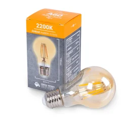 Bombilla LED E27 vintage gold filamento- 4W - 2200K