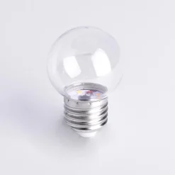 Bombilla LED E27 1W Transparente