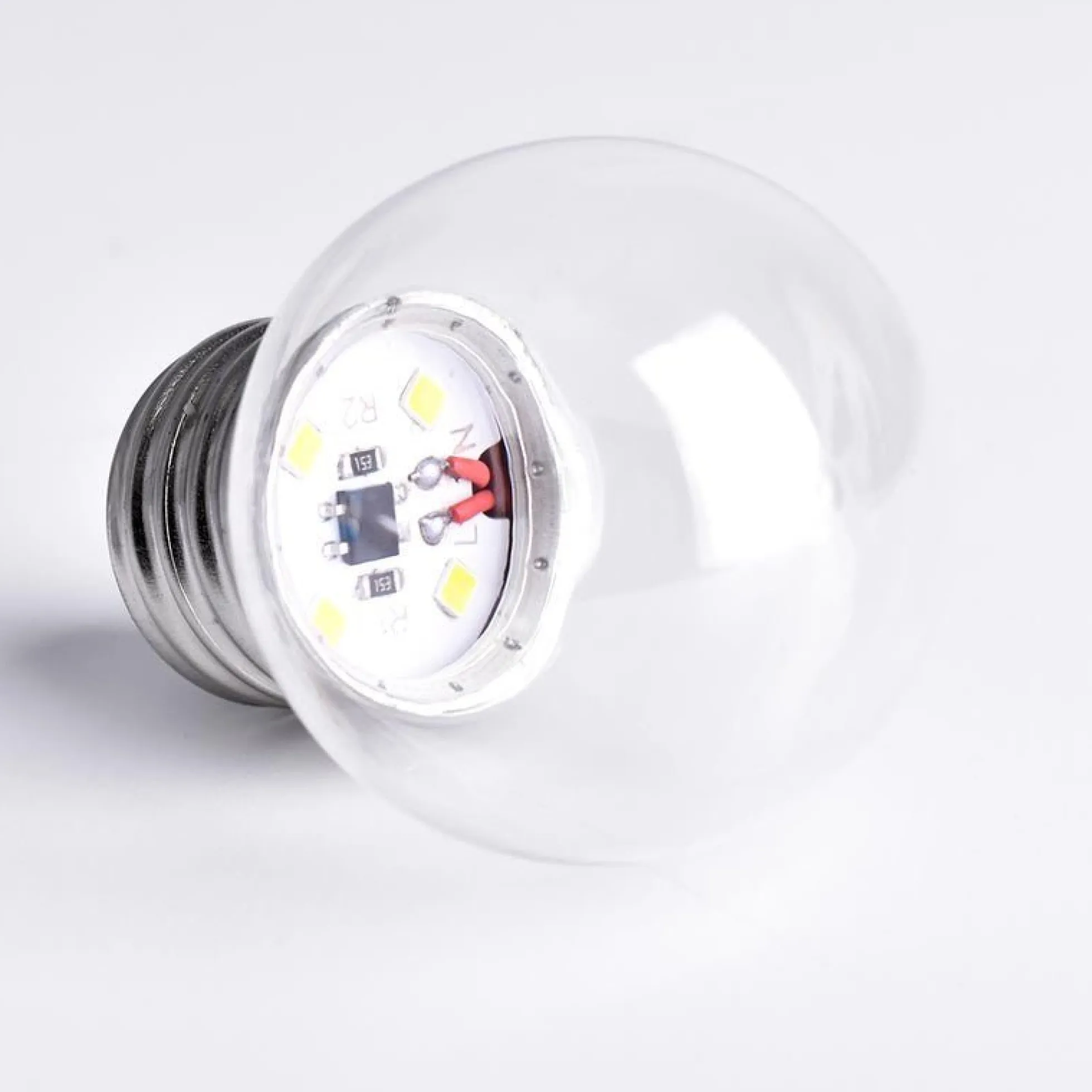 Bombilla LED E27 1W Transparente