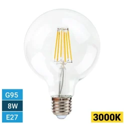 Bombilla LED filamento E27 G95 - 8W