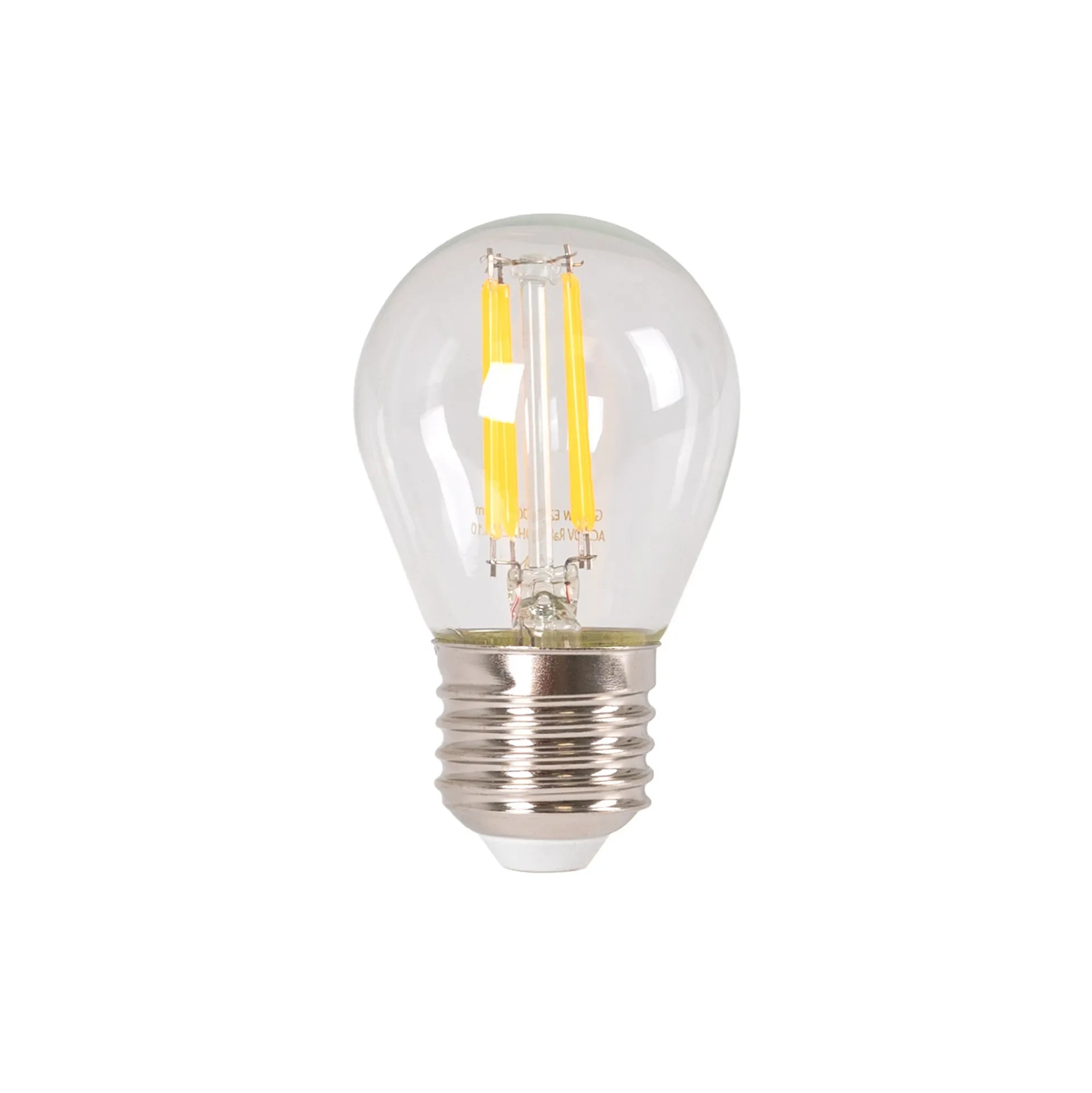 Bombilla LED filamento E27 G45 - 5W - Regulable