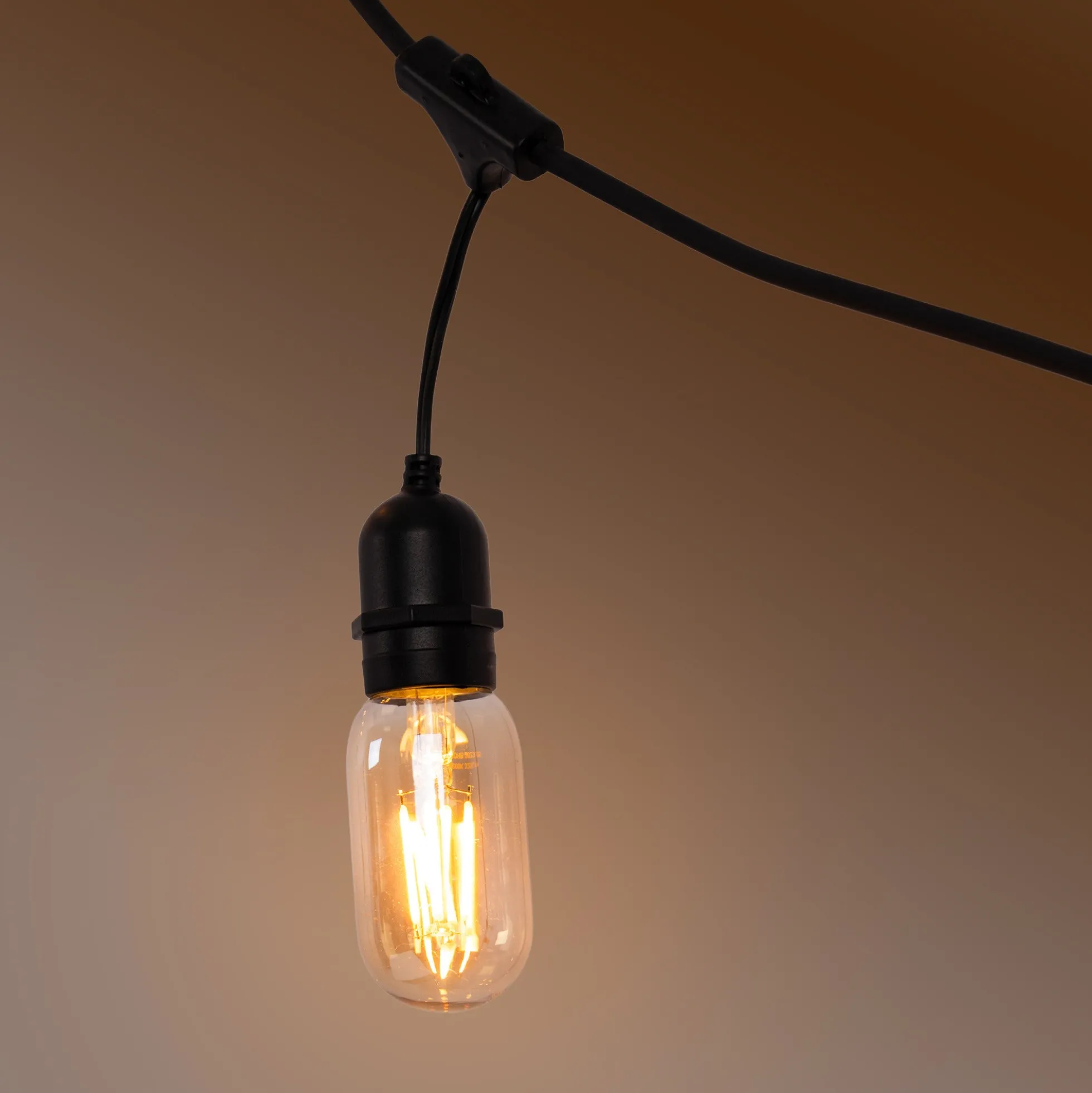 Bombilla LED filamento E27 T45 - 4W - Vintage - 2200K