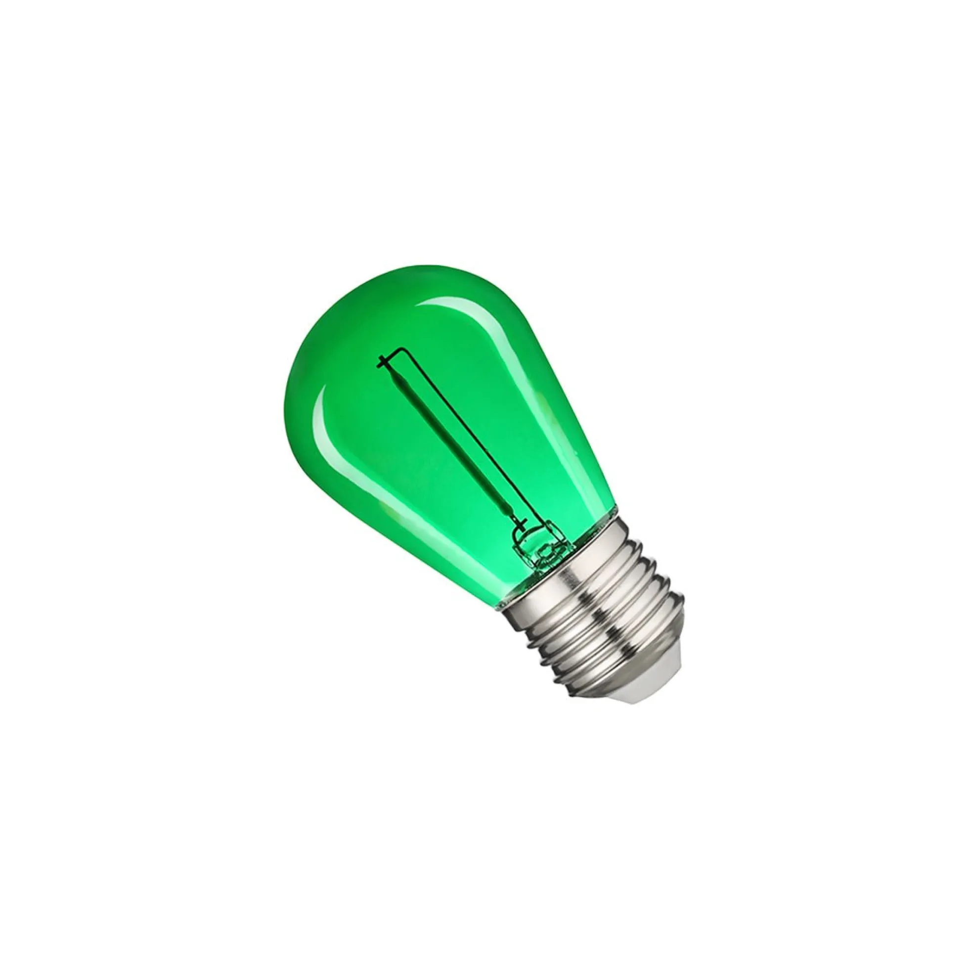 Bombilla LED Filamento - S14 E27 - 1W - Cristal de colores