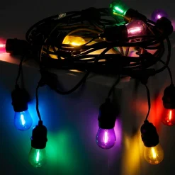 Bombilla LED Filamento - S14 E27 - 1W - Cristal de colores