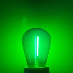 Bombilla LED Filamento - S14 E27 - 1W - Cristal de colores