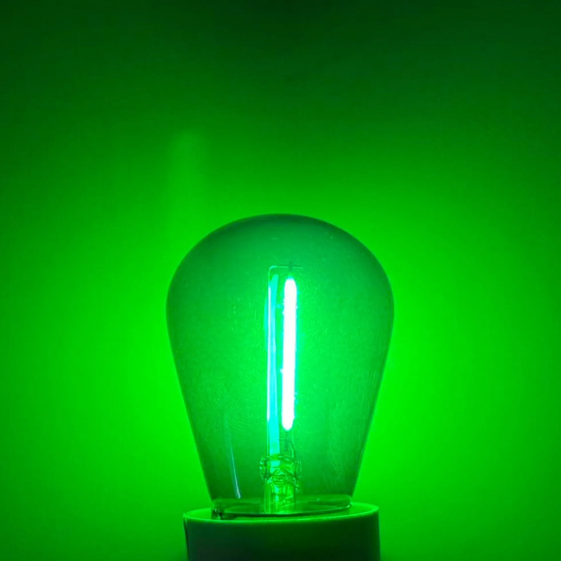 Bombilla LED Filamento - S14 E27 - 1W - Cristal de colores