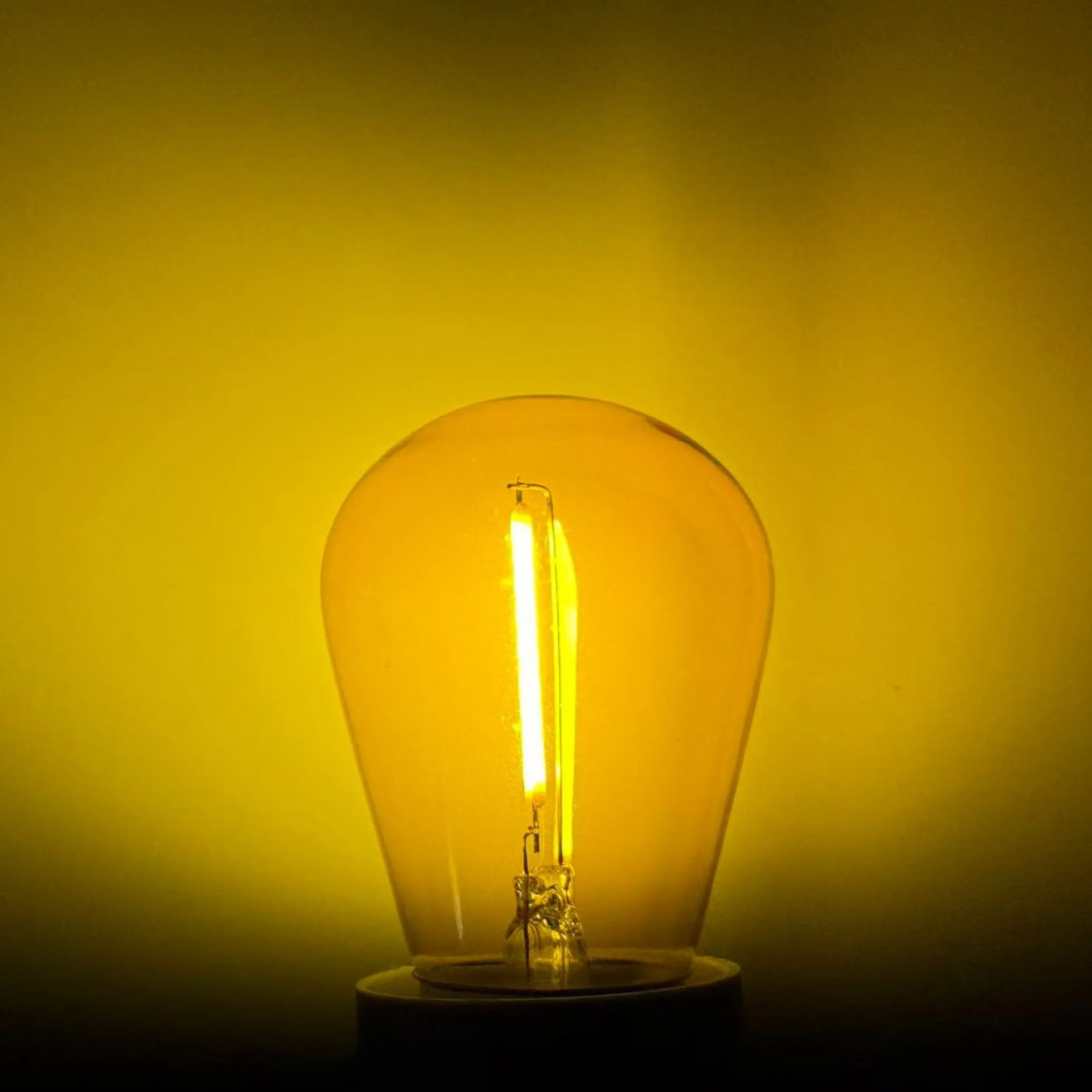 Bombilla LED Filamento - S14 E27 - 1W - Cristal de colores