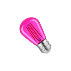 Bombilla LED Filamento - S14 E27 - 4W - Cristal de colores