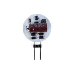 Bombilla LED G4 bi-pin circular plana 12V AC/DC - 2W