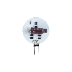 Bombilla LED G4 bi-pin circular plana 12V AC/DC - 2,5W