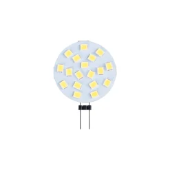 Bombilla LED G4 bi-pin circular plana 12V AC/DC - 2,5W