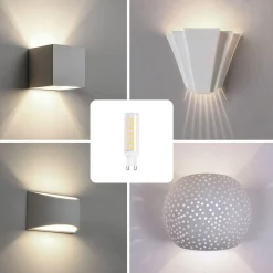 Bombilla LED G9 tubular 220-240V AC - 6W