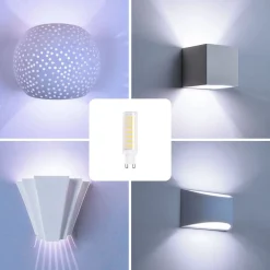 Bombilla LED G9 tubular 220-240V AC - 6W