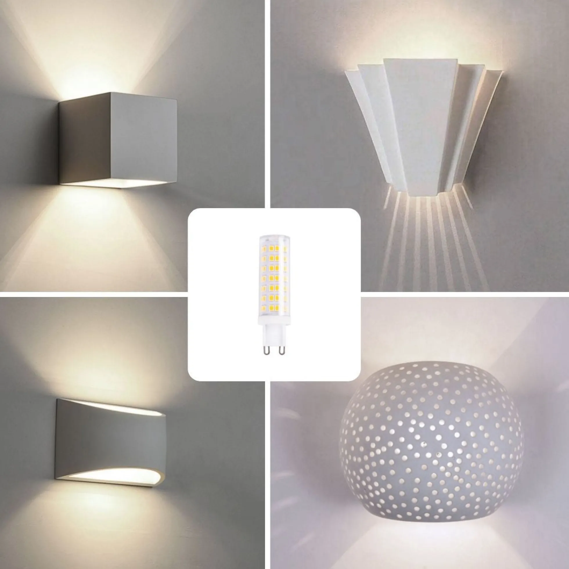 Bombilla LED G9 tubular 220-240V AC - 6W - Regulable