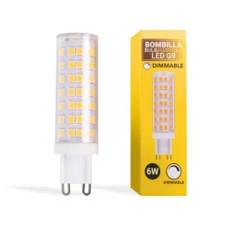 Bombilla LED G9 tubular 220-240V AC - 6W - Regulable