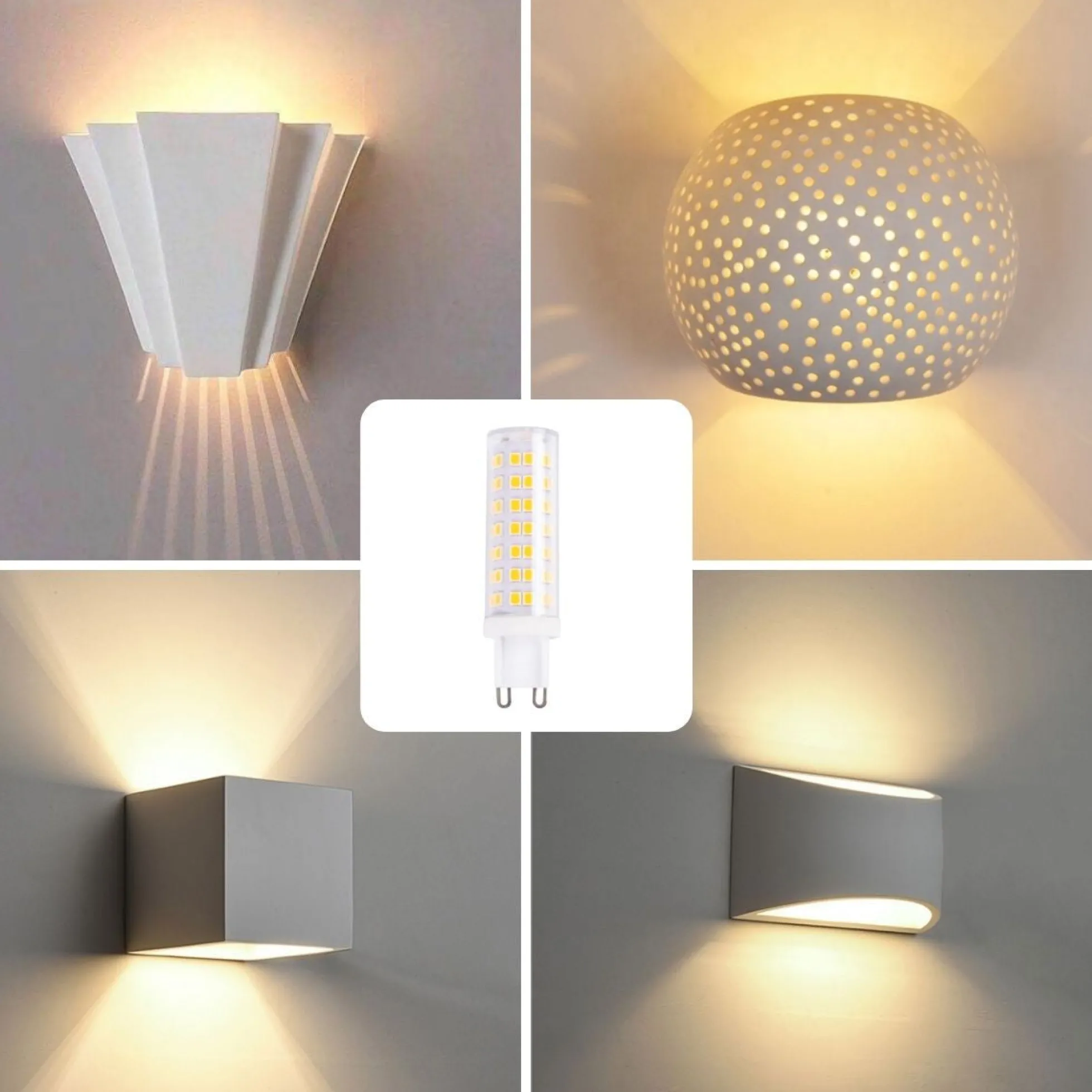 Bombilla LED G9 tubular 220-240V AC - 6W - Regulable