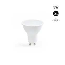 Bombilla LED GU10 - 5W - 120°