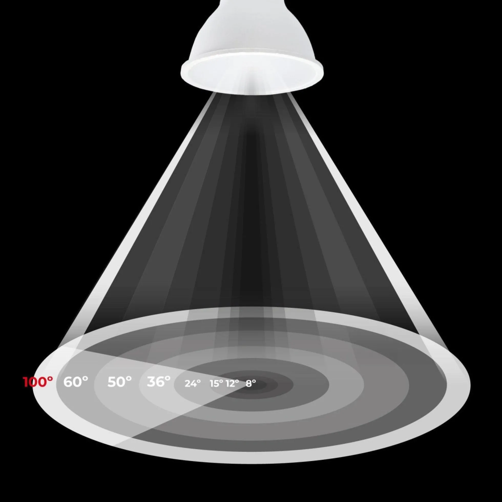 Bombilla LED GU10 - 5W - 120°
